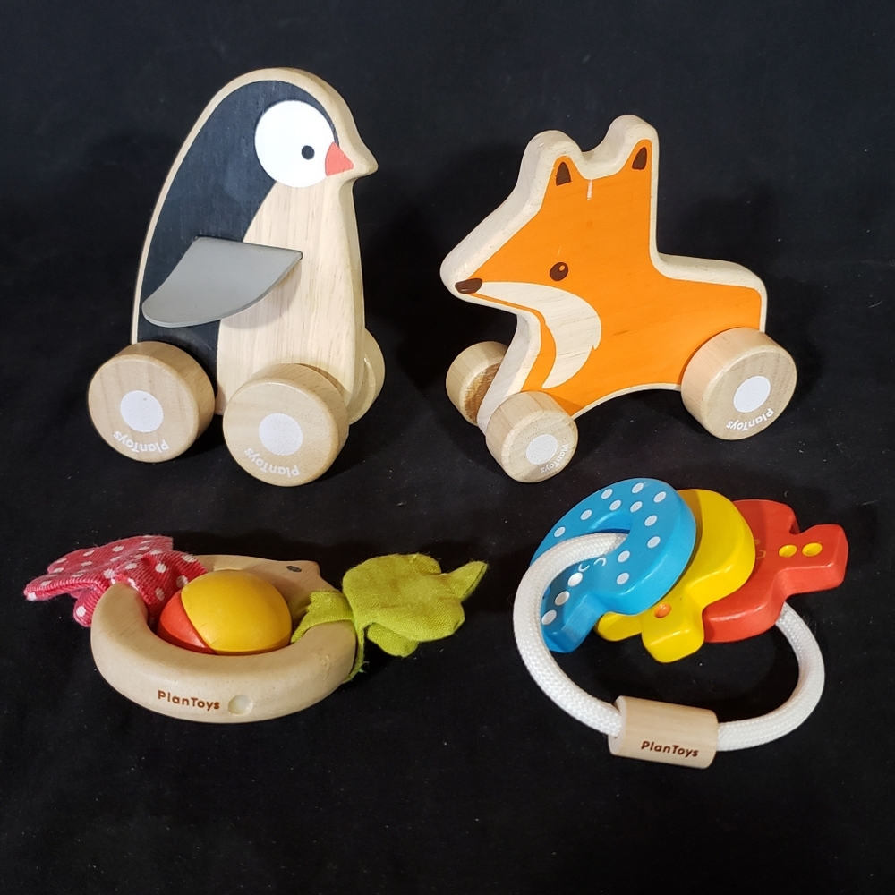 PLAN Toys Wooden Baby Playset